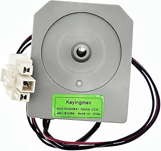 New 4681JB1029A Refrigerator Evaporator Fan Motor for LG Kenmore, Replaces EAU60694507 4681JB1017D 4681JB1017A AP4438221 DC 13V 3.2W 2-Years Warranty
