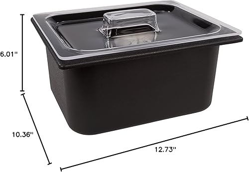 Miniatura 13 de Carlisle - Recipientes para alimentos refrigerados con aislante Coldmaster (Tamaños surtidos), Negro, 1