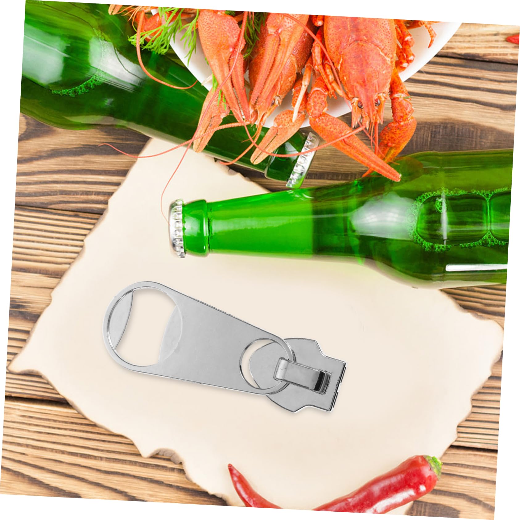 Cabilock 3 Piezas Abrebotellas Herramienta Para Abrir Botellas De Cerveza Herramienta Magnética Botella De Bebida Abridor De Cerveza Para Refrigerador Abrelatas Eléctrico Acero Inoxidable