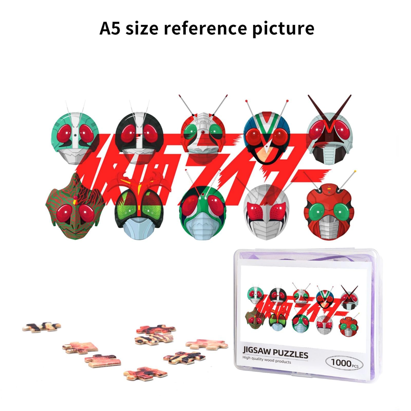 Amazon.co.jp: 1000ピース ジグソーパズル 仮面ライダー 昭和ライダー 