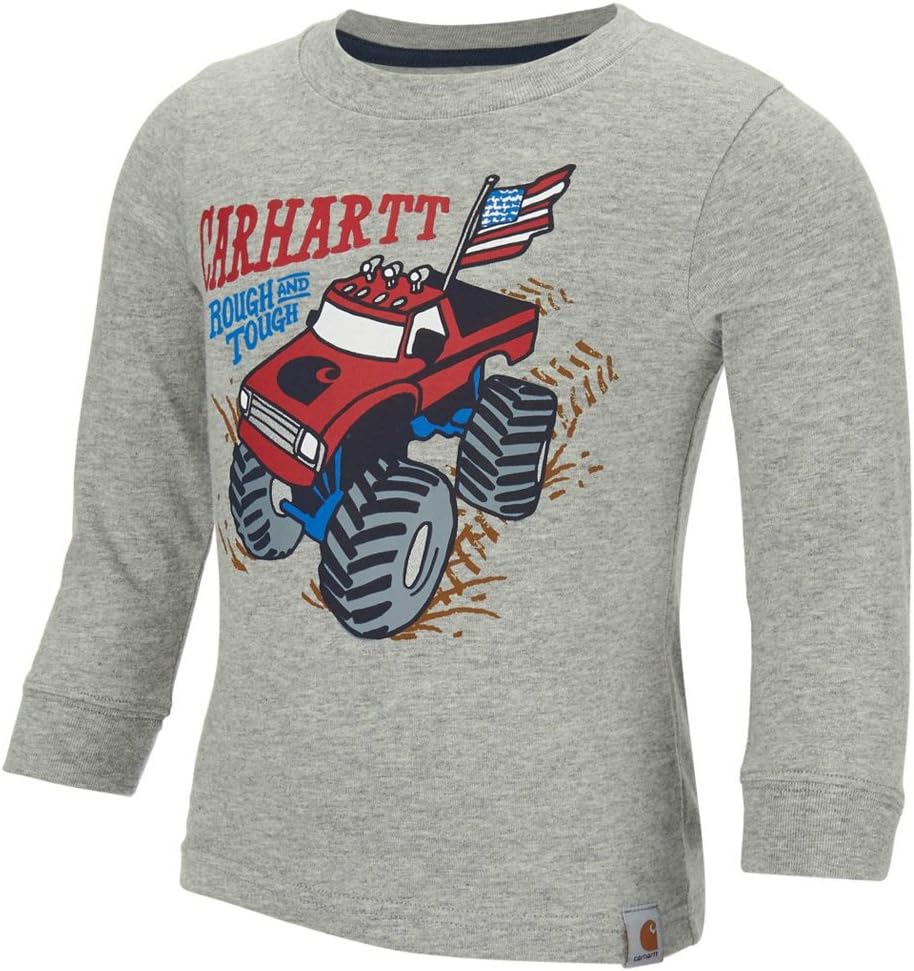 Carhartt Toddler Boys' Long Sleeve Screen T-Shirt,