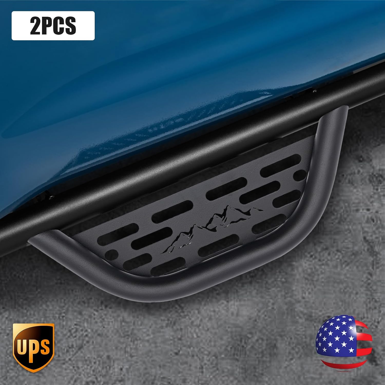 TBVECHI Running Boards, 2PCS Running Boards Side Steps Nerf Bar Fits for Ford Bronco 2021 2022 2023 2Door 4Dr Running Board Side Steps Pedal