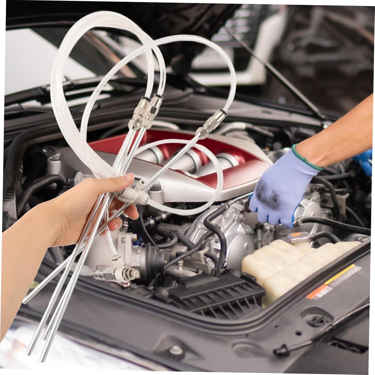 Pneumatic Cleaning Tool Car Interior Dust Brush Engine Cylinder Carbon Deposits Cleaner