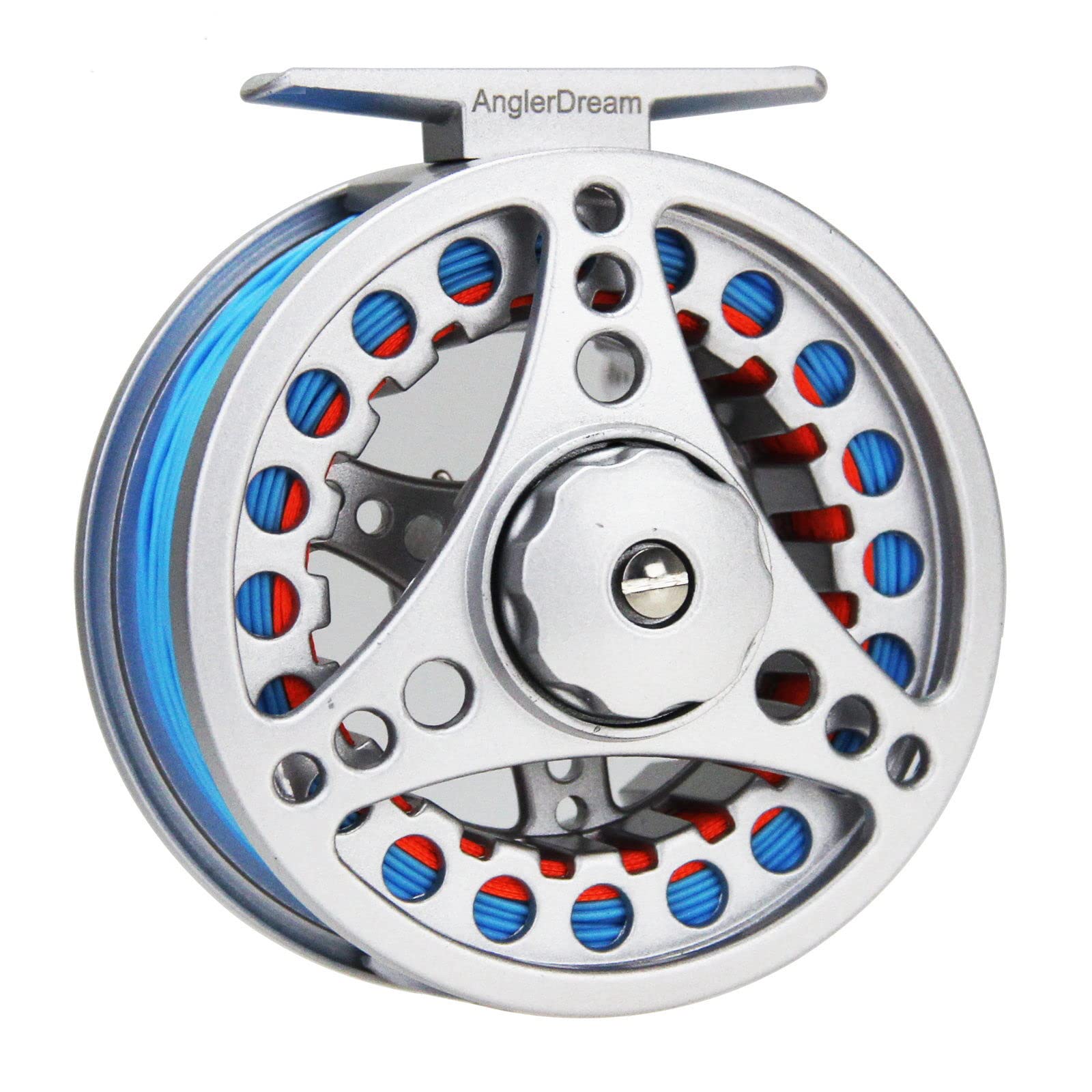 AnglerDream 1 2 3 4 5 6 7 8WT Fly Reel with Line Combo Large Arbor Aluminum Fly Fishing Reels