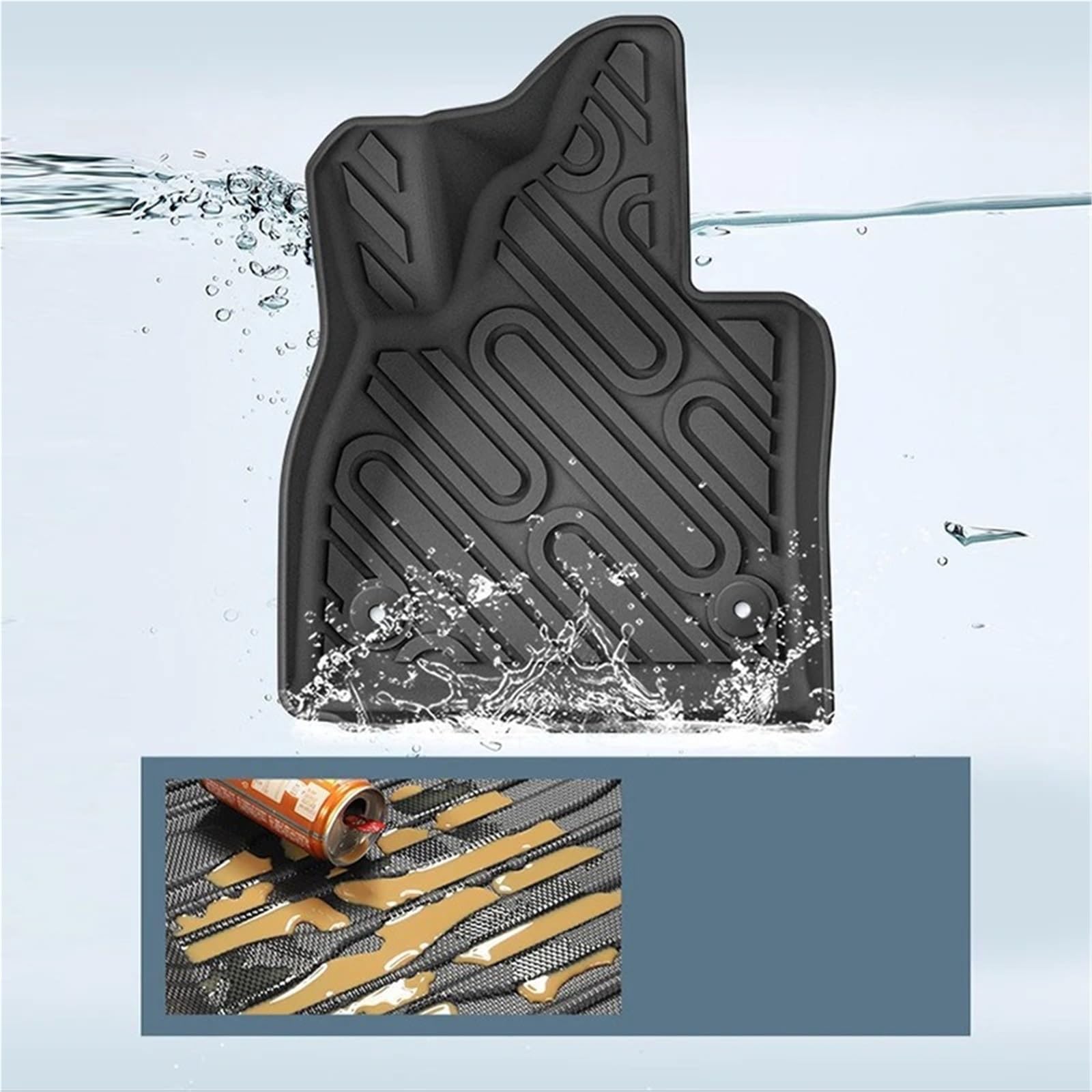 Completo Alfombrillas Coche para Smart 5 2024-2025 Alfombrillas Coche para Maletero Protector Carga Antideslizantes Impermeables Kit Alfombras(Trunk Mat)