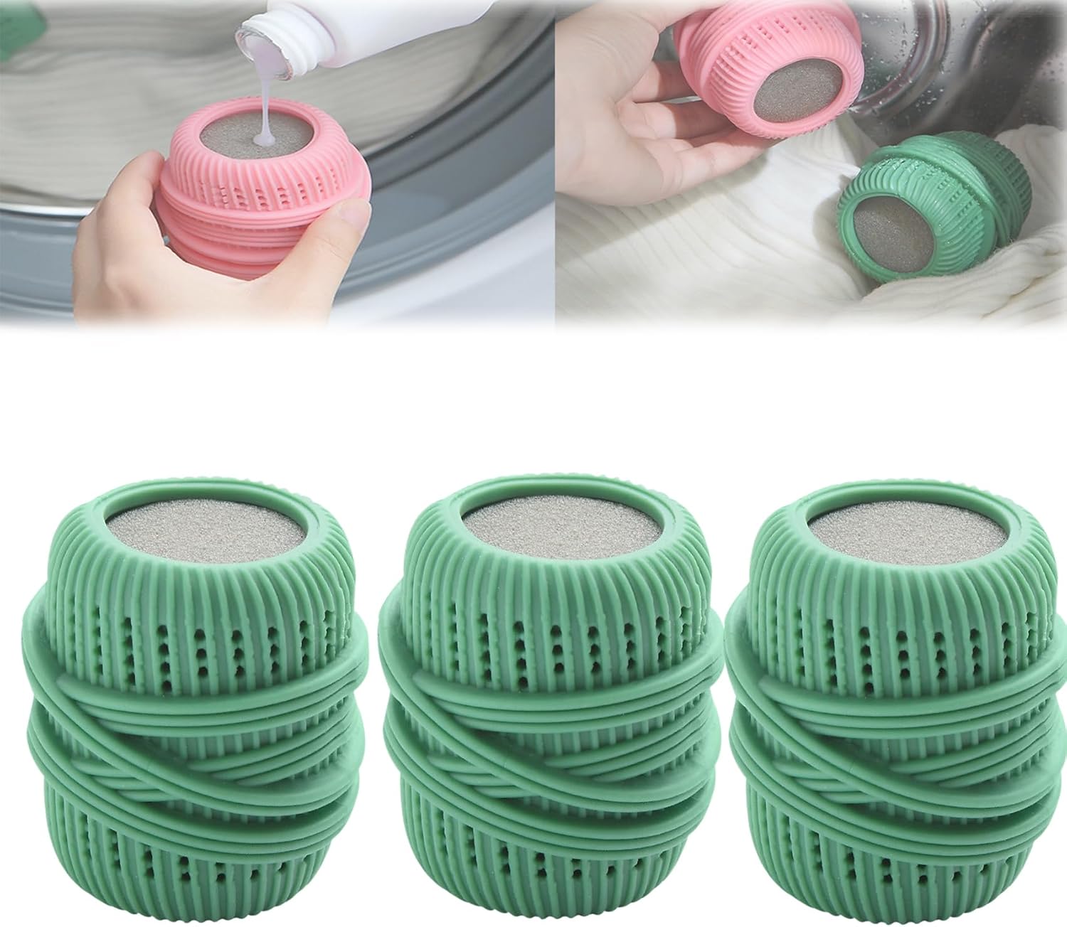 3pcs Washing Machine Laundry Ball, Downy Ball Fabric
