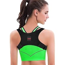 Posture Corrector for Women and Men, Adjustable Back Brace for Spine Alignment and Posture Support, Upper Back Pain Relief, Comfortable and Effective Back Brace for Better Posture Small Black