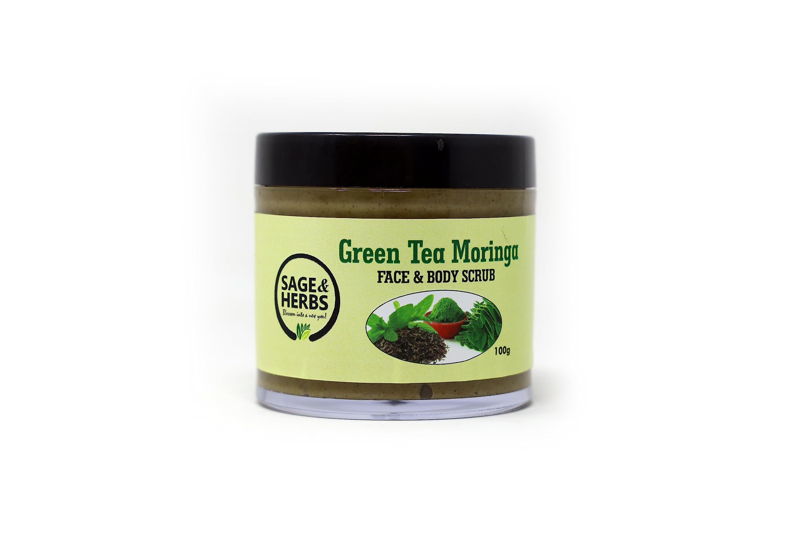 Sage & Herbs Green Tea Moringa Scrub for Face and Body | for Glowing, Soft & Smooth Skin |Removes Tan, Black Head, Dirt & Dead Skin| Men & Women | All Skin Type | Paraben Free | Sulphate Free-image-31