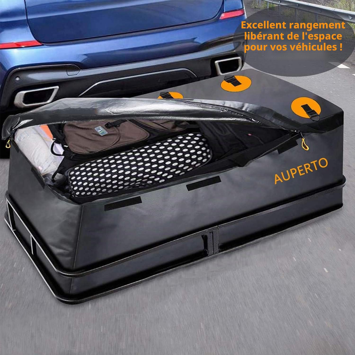Sac de transport étanche pour attelage de 0,6 m³ - 155 x 61 x 61 cm