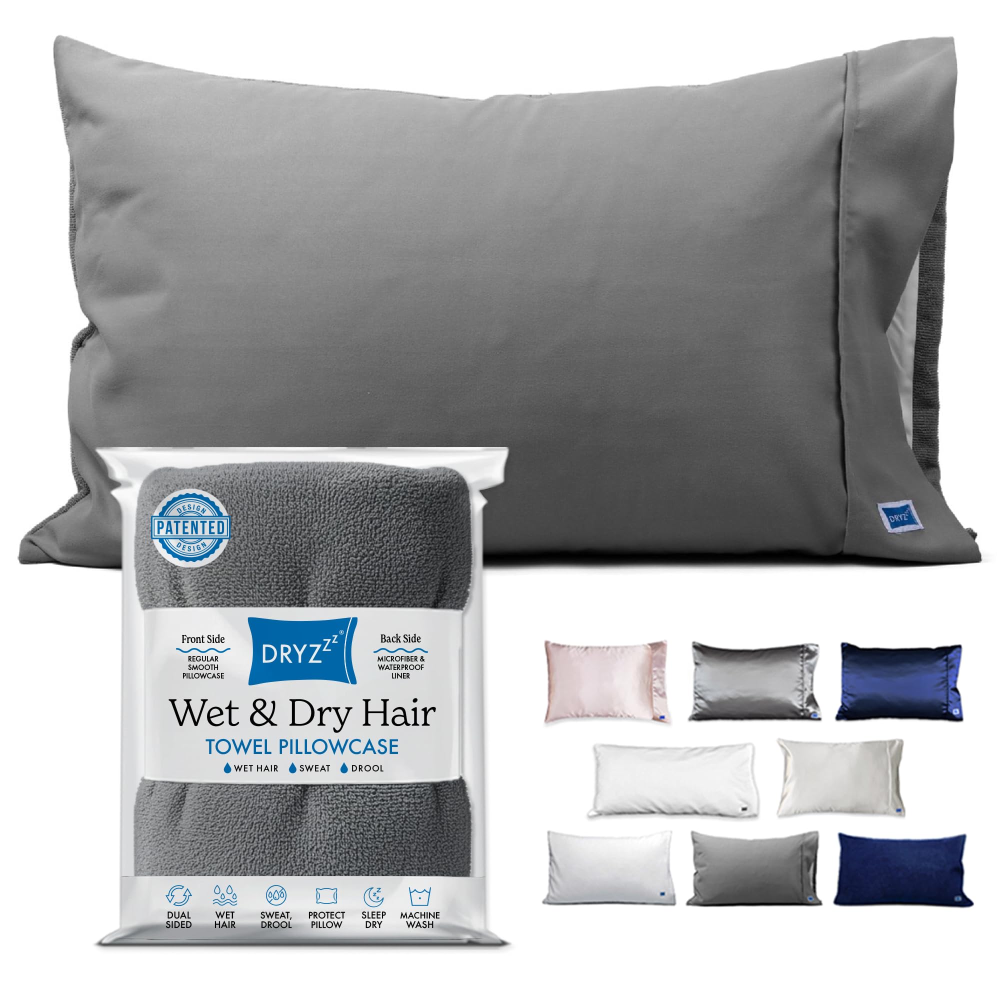DryZzz Dual-Sided Waterproof Pillow Protector
