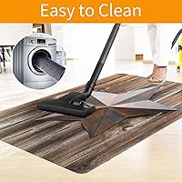 Vista 126 de Teal Hardwood Floor Desk Chair Mat, Painted Wood Board Horizontal Lines Birthdays Easter Holiday Print Backdrop Image, Protects Hardwood Floor Under