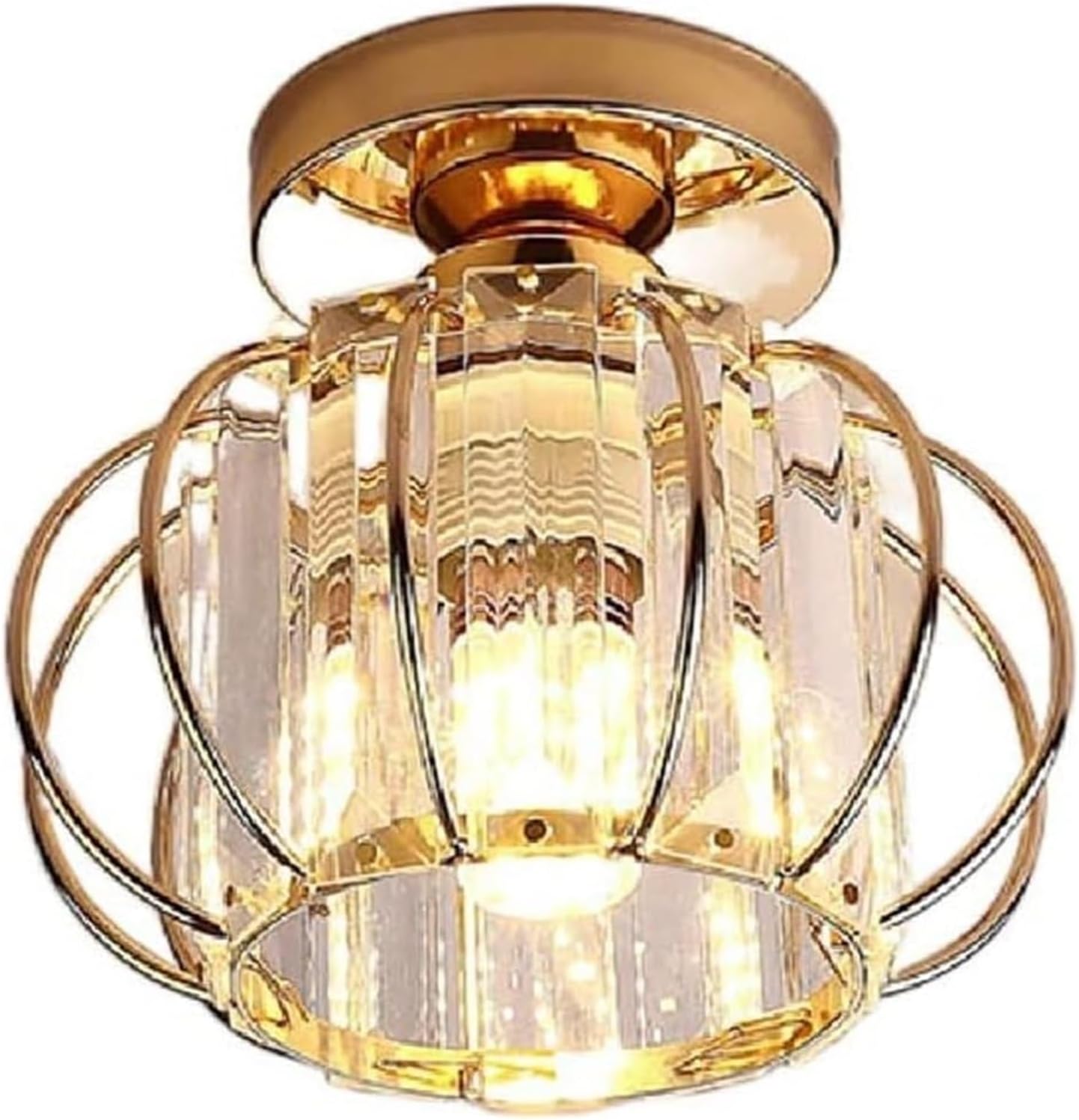 Ceiling Lights Chandelier Simple Glass Ceiling Lamp Crystal