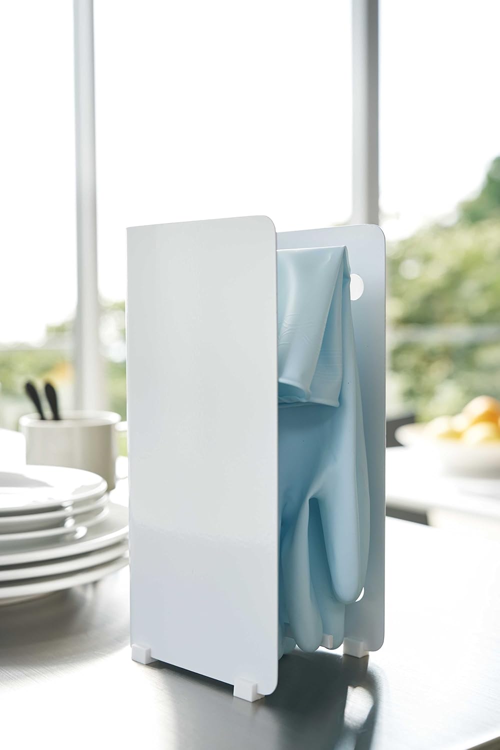 山崎実業 キッチン収納 キッチンラック ゴム手袋収納ラック タワー ホワイト 3928 オンライン通販