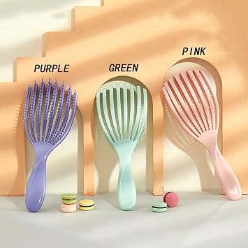 Hair Comb for stylingHair Styling Combhair Brush Wet Brush Travel Essentials Brushcurly Hair BrushSuitable for Women and Children Curling Brush and Combing Brush Available in Three Colors