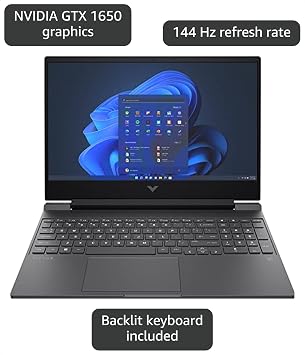 HP - Victus 15.6 Gaming Laptop - Intel Core i5-12450H - 8GB Memory - NVIDIA GeForce GTX 1650-512GB SSD - Mica Silver - Model 15-fa0031dx