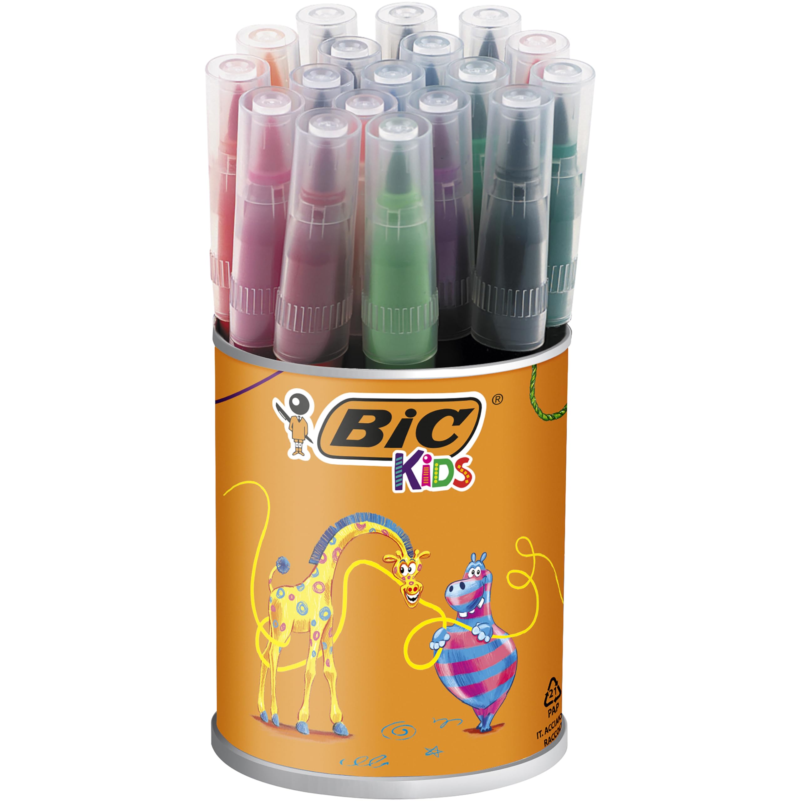 Lot De 10 Feutres Doubles Pointes Idena - Pointe Fine Et Épaisse, Couleurs Vives Lavables | Pour Enfants, École