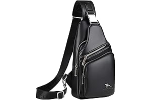 Men's Leather Sling Bag: The Anti-Theft Solution for Secure Travel