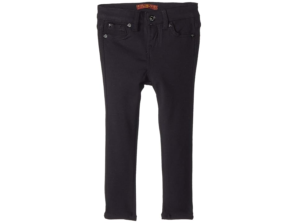 

7 For All Mankind Kids The Skinny Jeans in Black (Toddler) (Black) Girl's Jeans