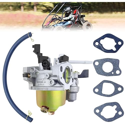 KT196 Go Kart Carburetor with Gaskets For Coleman 6.5HP 5.5HP 196cc 200GK Huayi P19 Carburetor OHV Engine Go Kart Carb