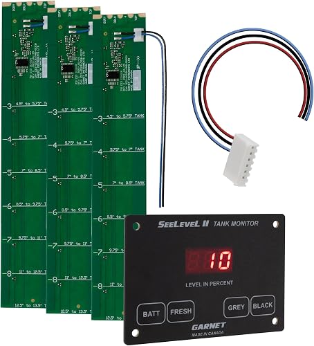 SeeLevel RV Tank Monitor Panel, LED Display, RV-C Compatible (12")