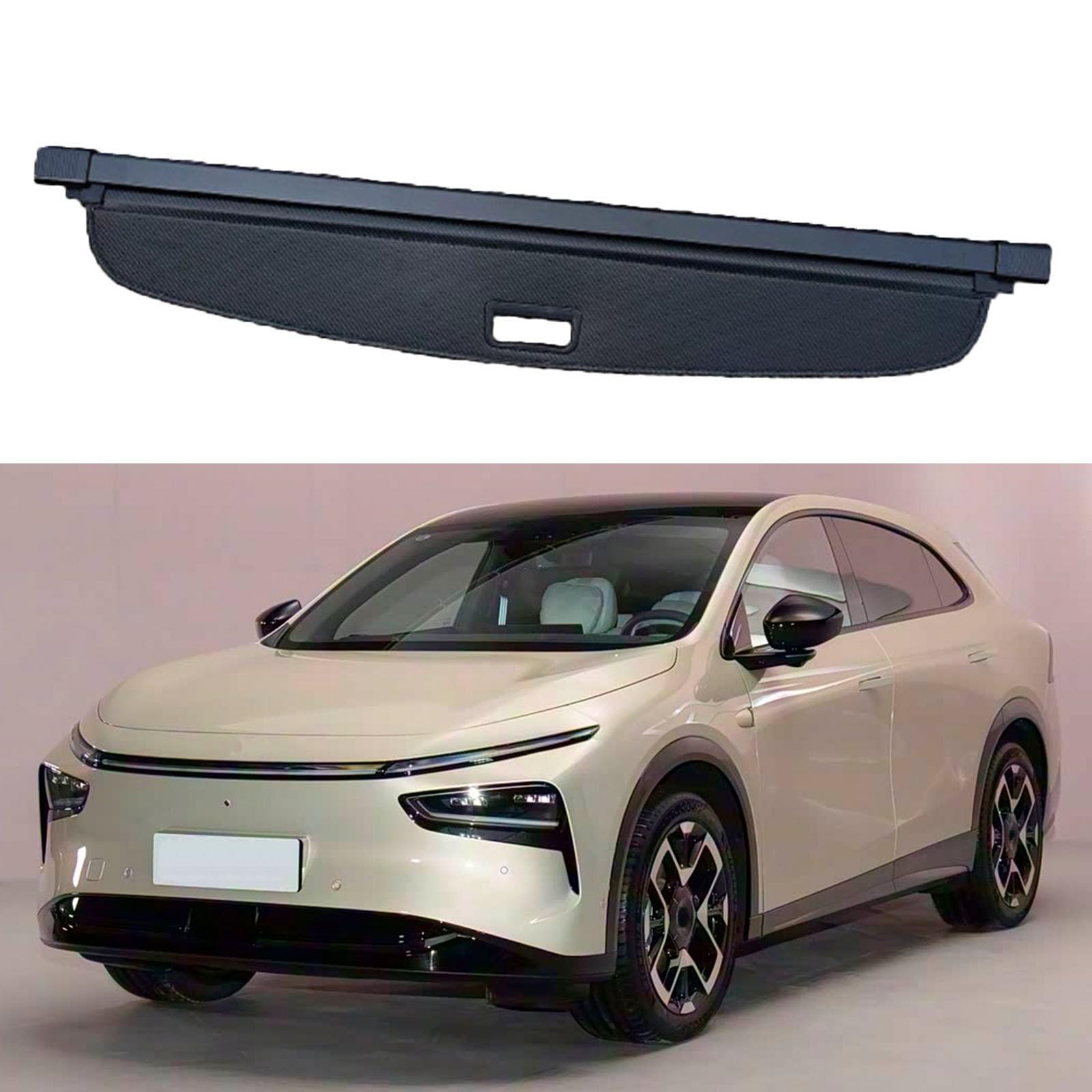 Gyhznb Normal Retractable Car Rear Trunk Parcel,Compatible With Xpeng G7 2025+,Car Privacy Screen