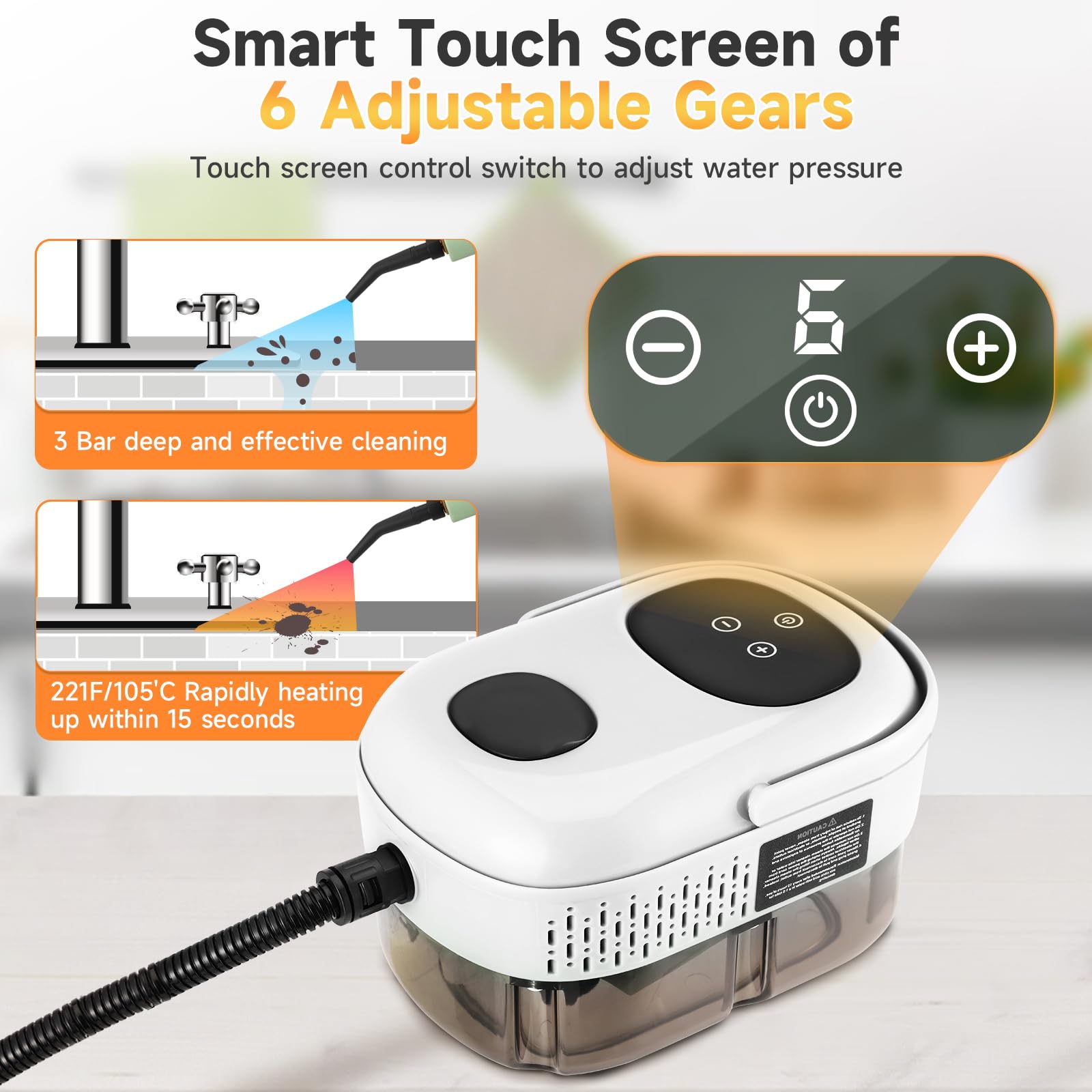 Pulitore Di Vapore Pressurizzato Ad Alta Temperatura Albania - Foto 3