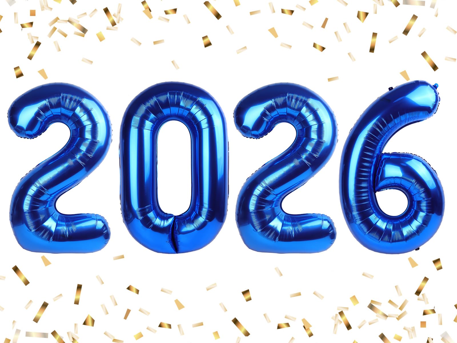 Number Balloons 2026 Balloon 40 inch Dark Blue for 2026 Party Decorations