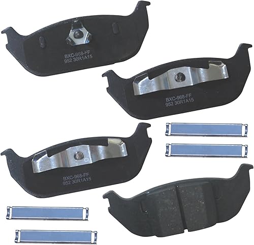 Miniatura 169 de Bendix Pastillas de freno traseras de cerámica Premium SBC1100 para Nissan Frontier 2024-2005, Xterra 2015-2005, Suzuki Equator 2012-2009