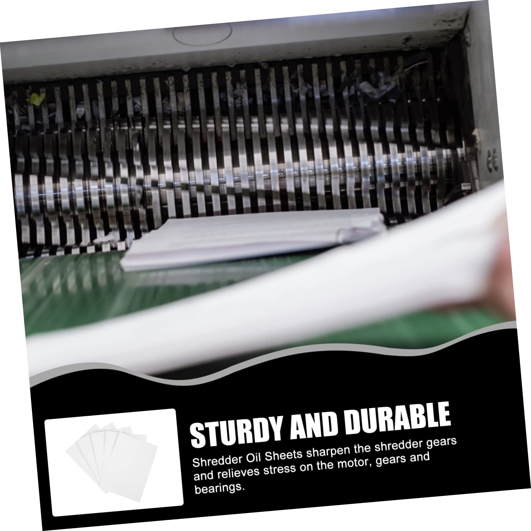 Feuilles Lubrifiantes Pour Déchiqueteuse - 10 Feuilles, Qualité Alimentaire, Nettoie Et Lubrifie Les Engrenages