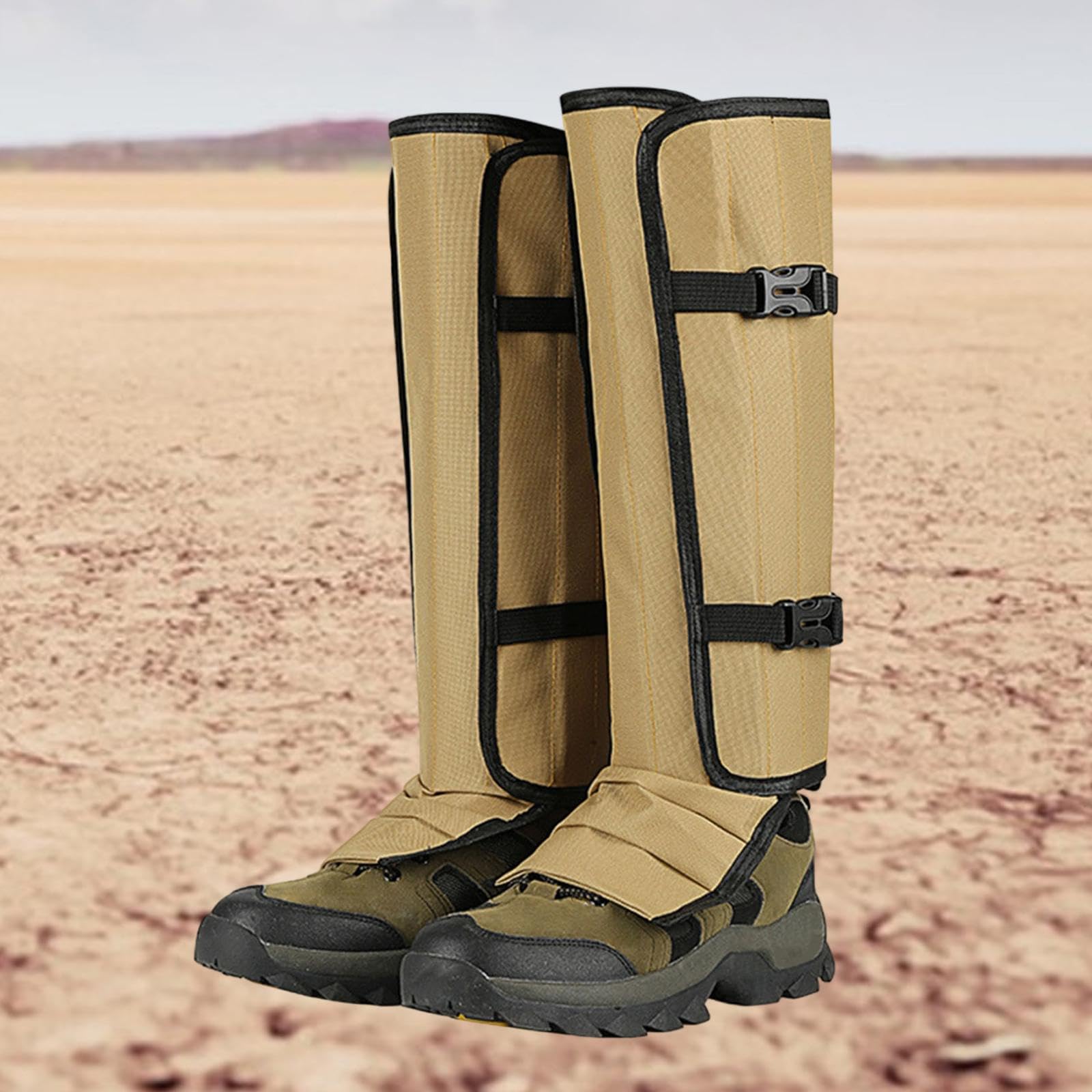 Oshhni Guêtres d'hiver respirantes, réglables et confortables pour la randonnée, le camping et le ski.