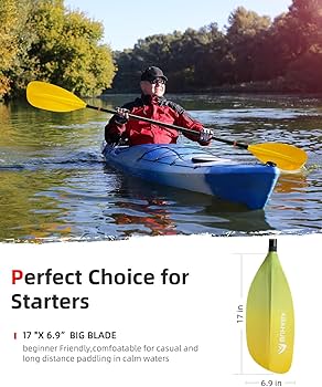 Amazon | Abahub 調節可能 カヤックパドル 230-250 cm フローティング