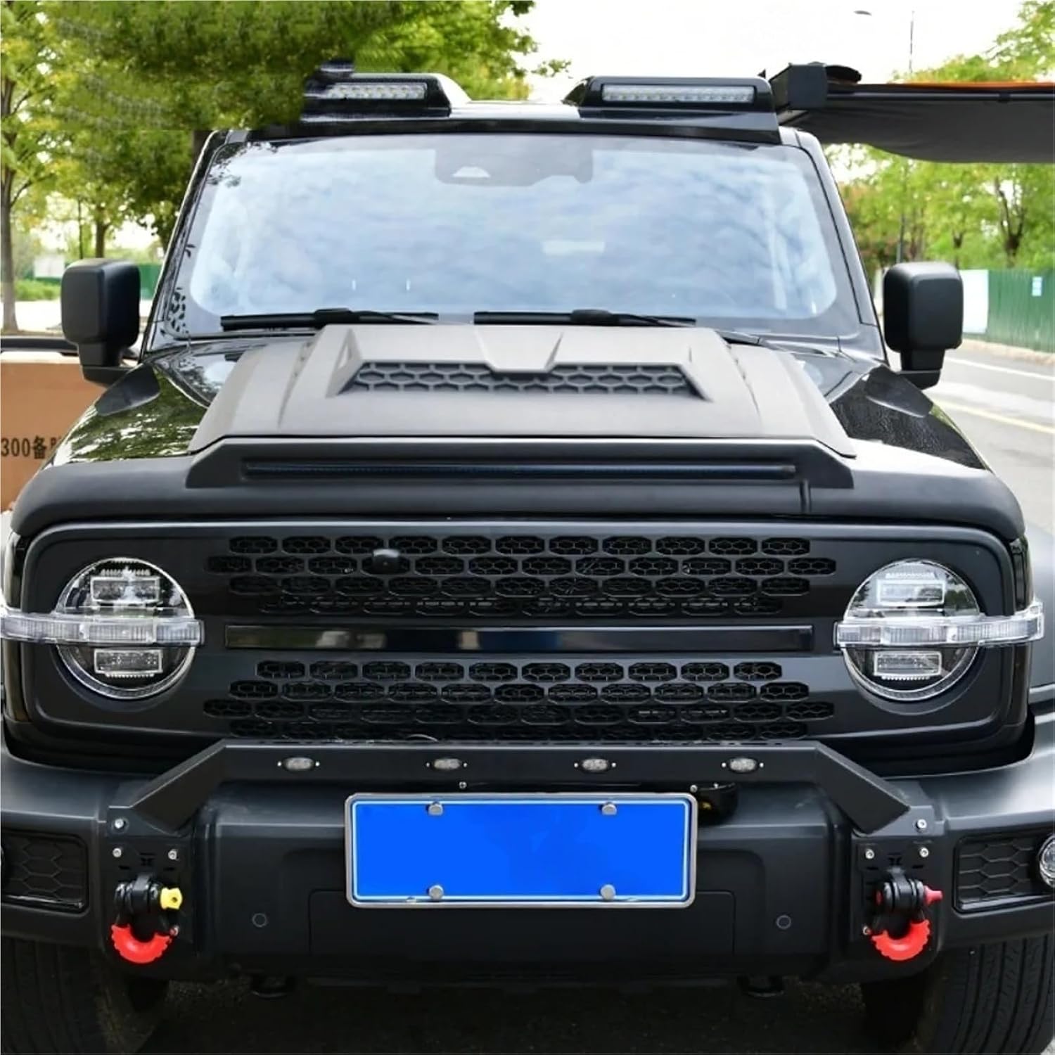 Car Bonnet Guard Compatible with GWM Tank 300 2022 2023 2024 2025 Bug Shield Tinted Hood Deflector Protector Accessories