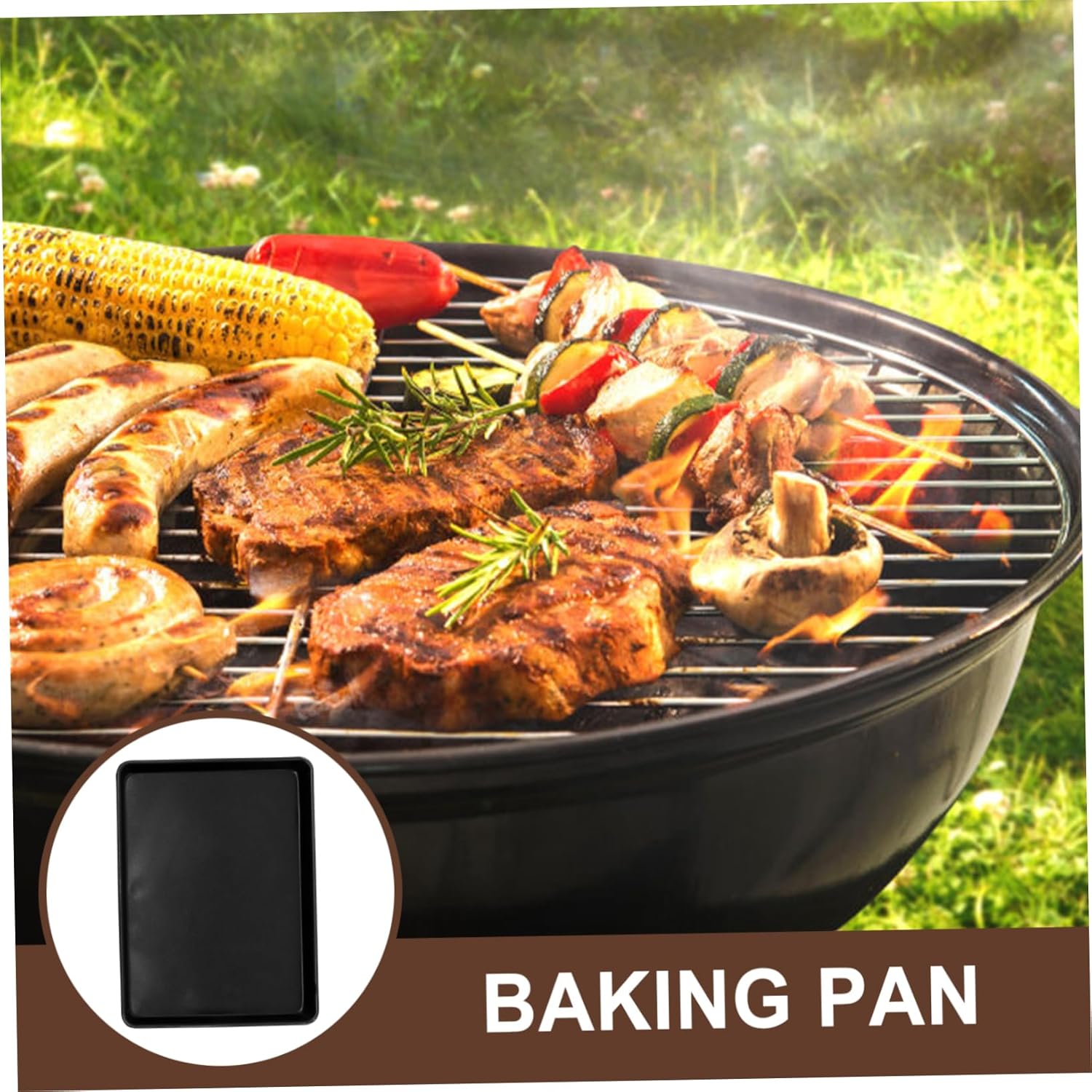 Oven Pan Aluminum Alloy Baking Sheet Large Rectangle Cookie Cake Pan Non-stick Surface Smooth Edges Easy to Clean