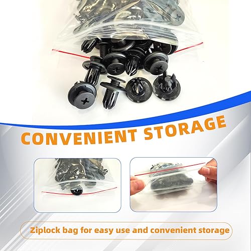 Miniatura 4 de 20 Uds. Fender Liner Bumper Cover Push Rivet Retener Clips Sujetadores para BMW 07130702966 Mini Cooper Honda Acura Civic Odyssey Accord CR-V