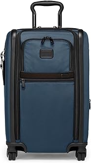 Alpha Dual Access Expandable 4-Wheeled Carry-On Luggage - Zipper Expansion, Nylon Lightweight Suitcase - TSA Lock