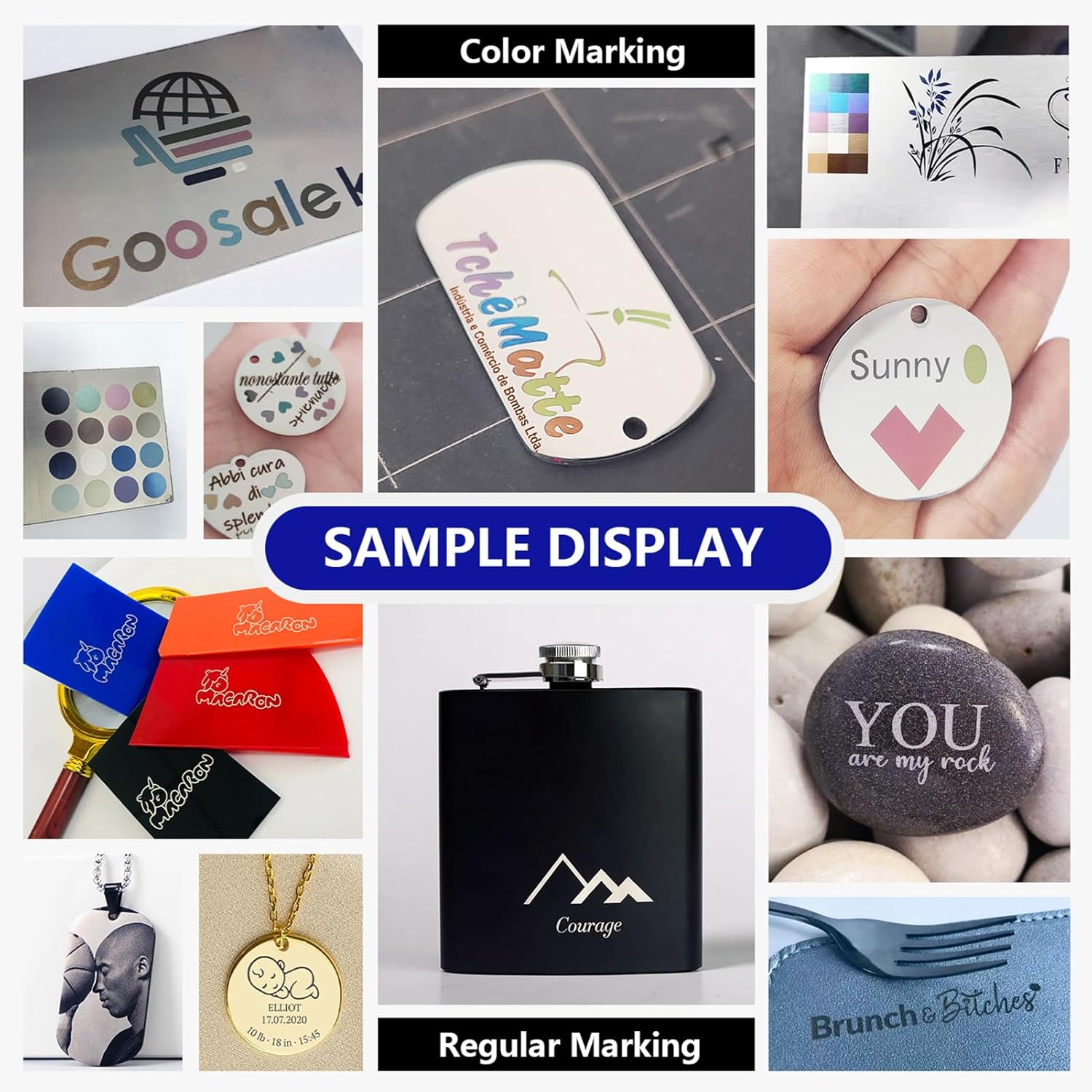 ComMarker B4 60W JPT Mopa Fiber Laser Engraving Machine, Engraving Machine for Gold, Silver, Stainless Steel, Metal and Some Non-Metal Fibre Laser Marking Machine