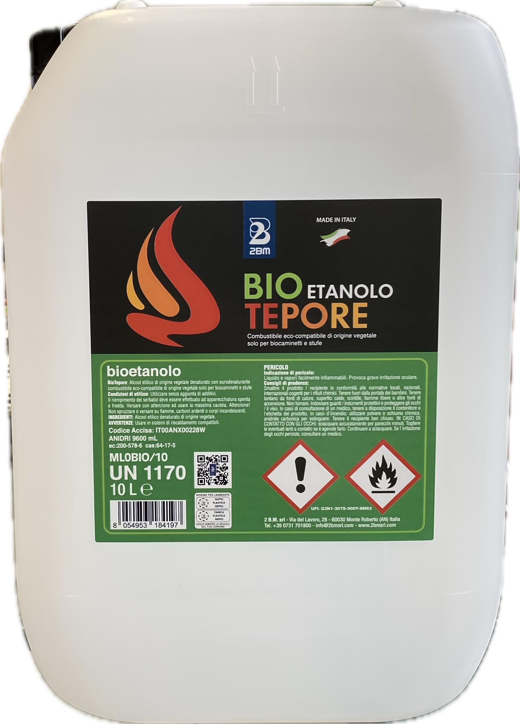 Bioetanolo Liquido ZOMAHOME - 4 Litri Per Stufe E Camini - Inodore E Ad Alto Potere Calorico - Foto 2