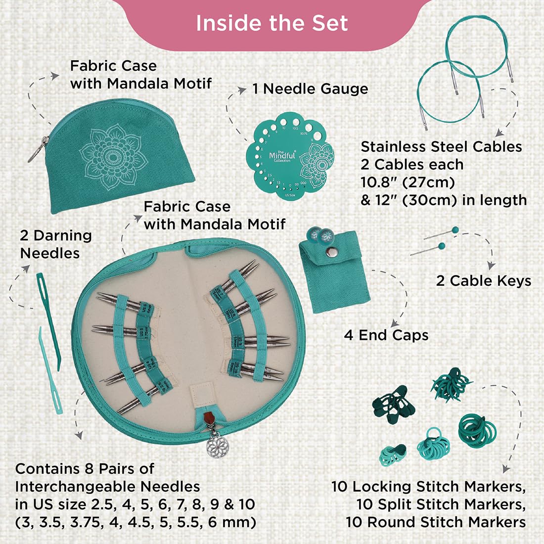 Amazon.com: KnitPro The Mindful Collection Generosity