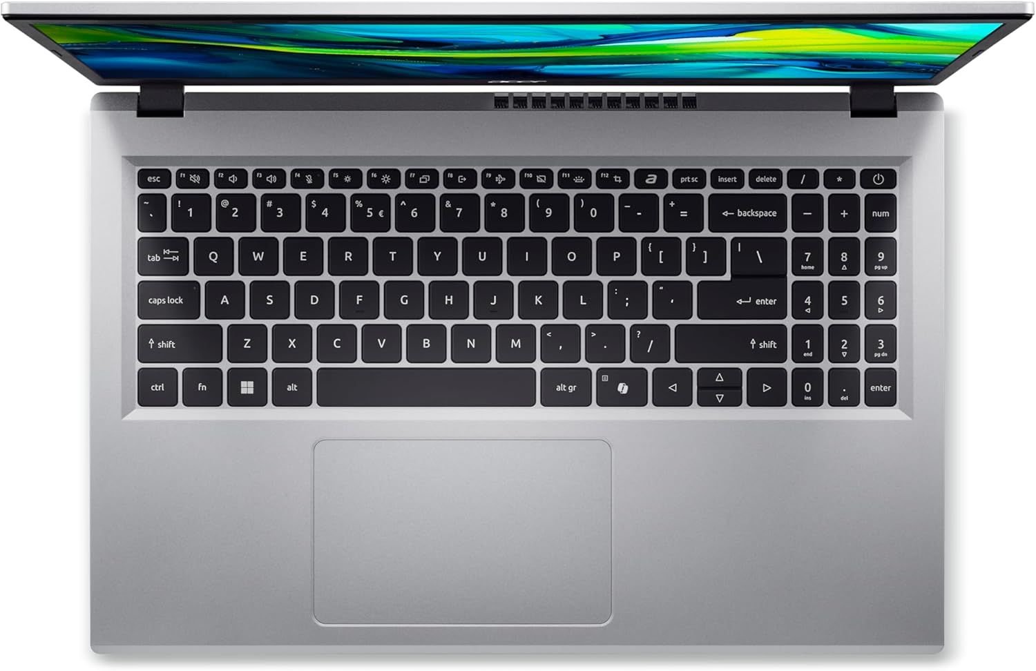 Test et avis Acer Aspire Go 15 AG15-32P-37MG : PC portable 15.6" FHD argent avec Intel Core 3-N355, 8Go RAM, 512Go SSD, Windows 11 Home, clavier FR AZERTY — vue 3