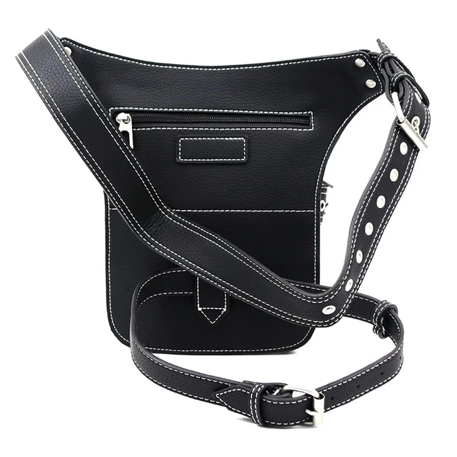 Riñonera Pierna Riñonera Retro for Hombre, Estilo Bandolera de un Solo Hombro for Exteriores