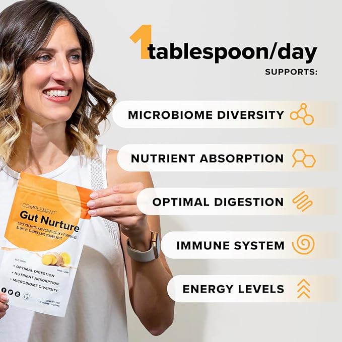 Complement Triple B12 Spray & Gut Nutrition Bundle – Suplemento Vegano B12 miniatura 5