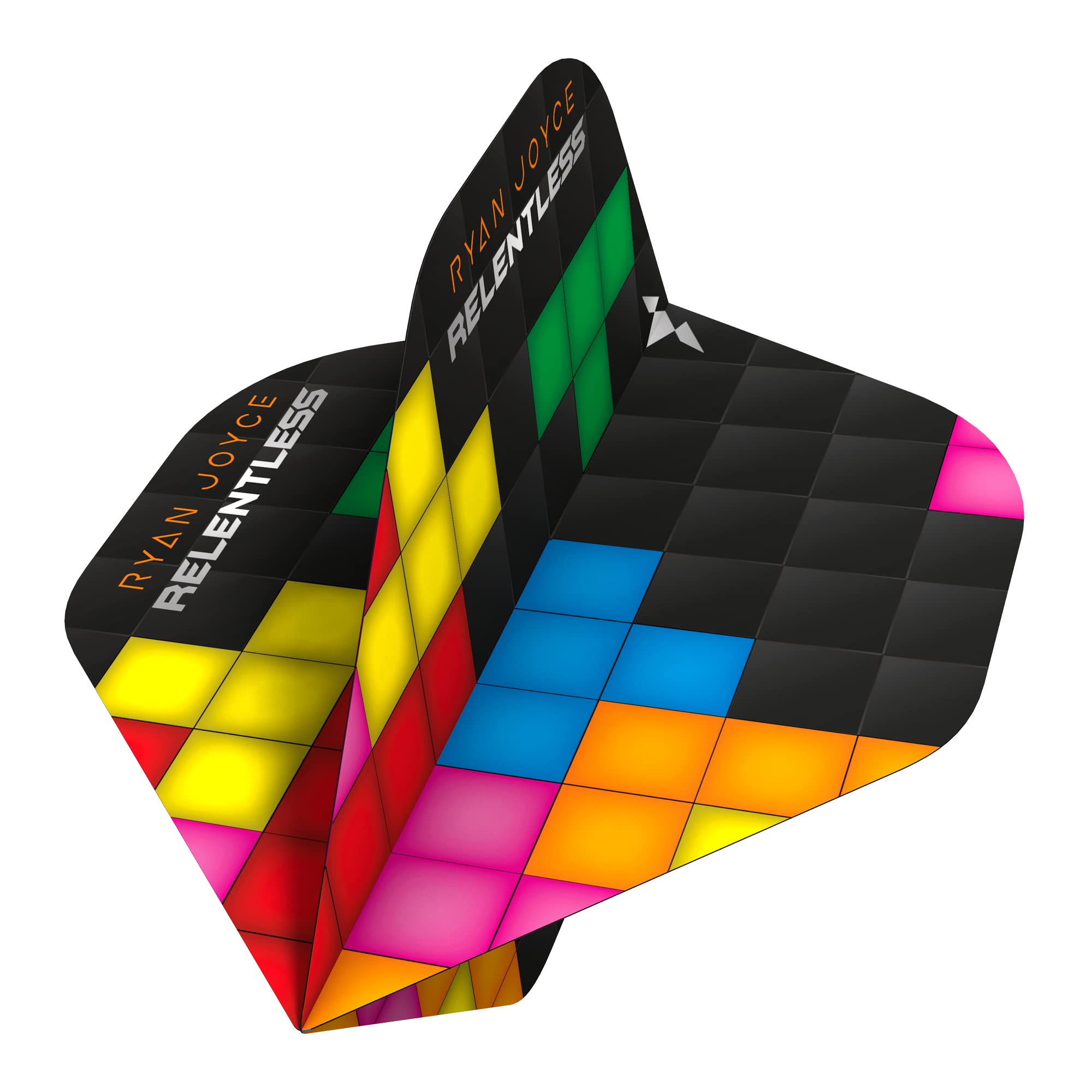 Mission Darts Ryan Joyce Dart Flights | Premium Extra Strong 100 Micron | Standard No2, 5 Sets of 3 Flights, Multicolor (5XF3770)
