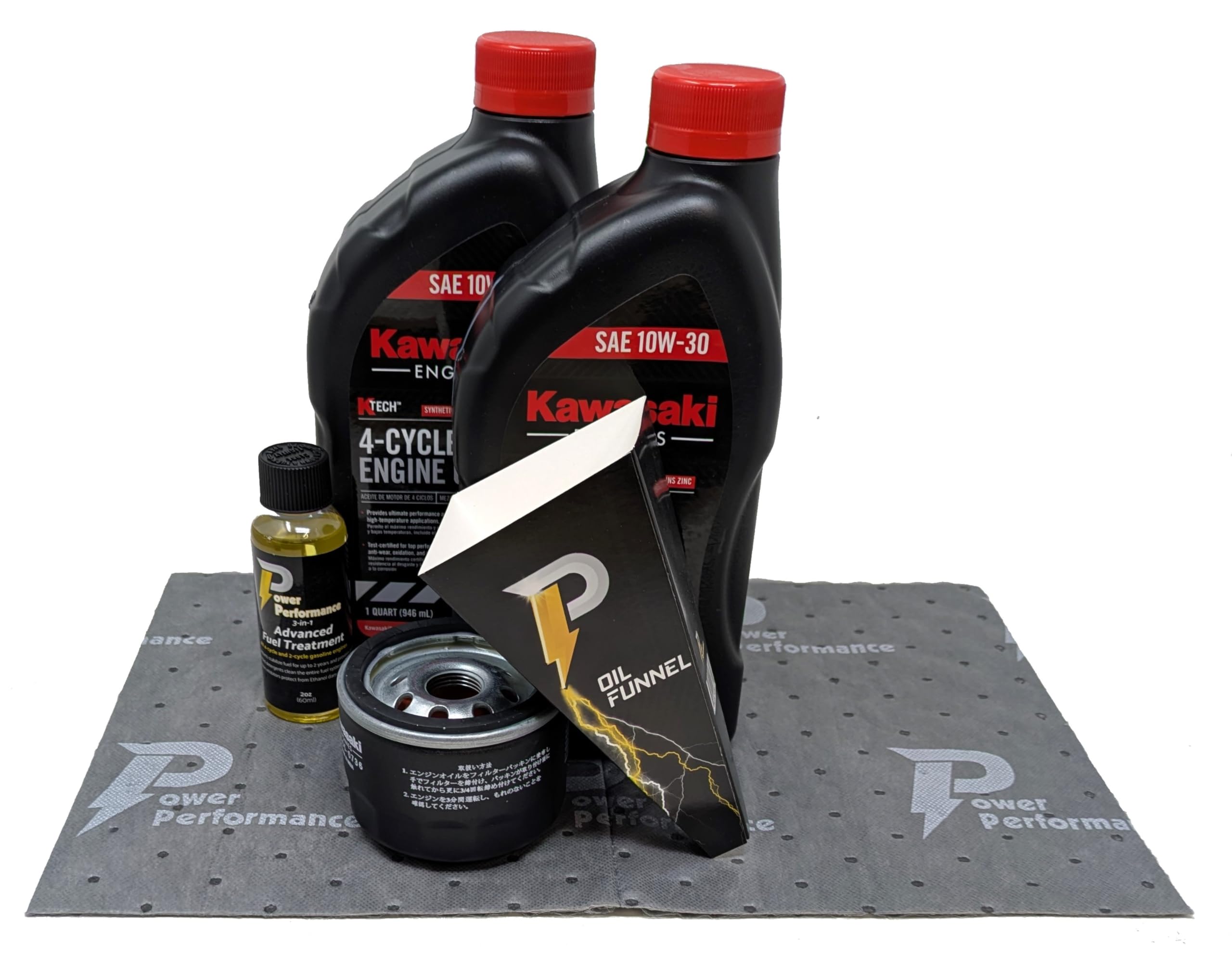 Amazon.com: Power Performance 10W-30 Oil Change Kit for Kawasaki