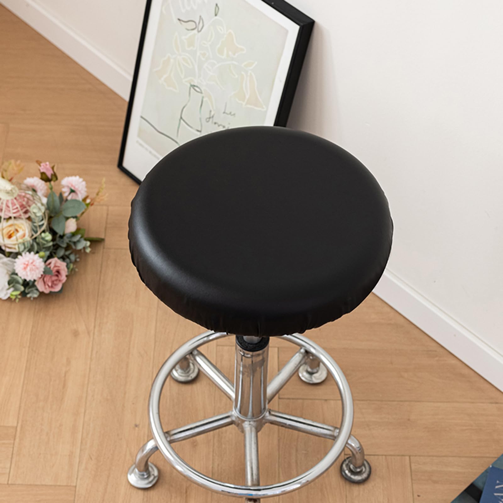 Housse de coussin de chaise ronde pour rafraîchir l'îlot de cuisine et les tabourets de bar
