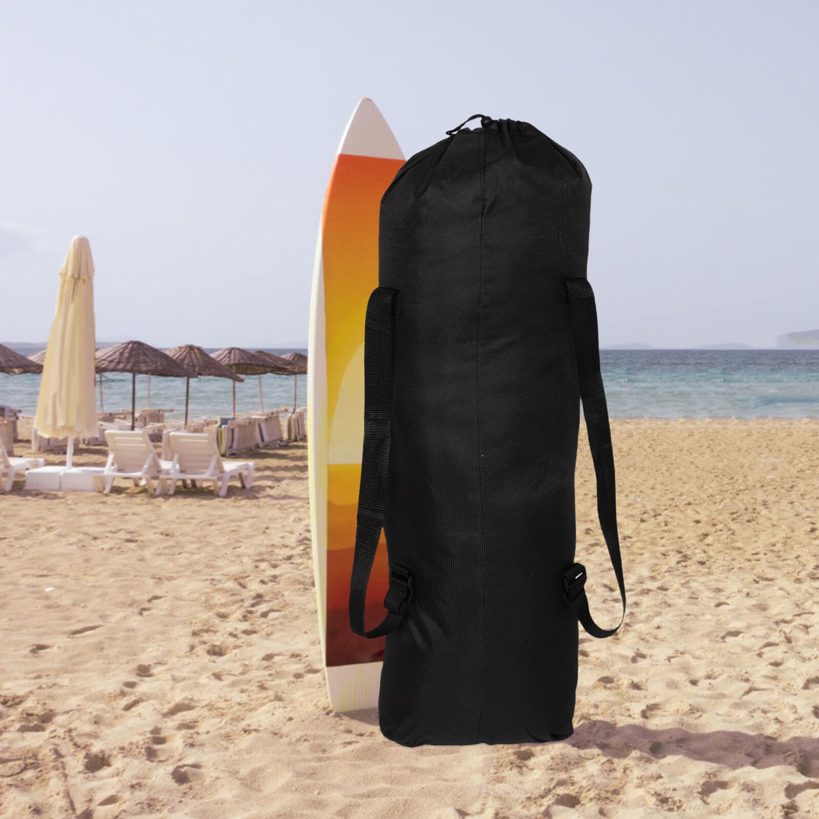 Alipis Zaino Porta Skateboard in Poliestere Resistente con Tracolla Regolabile Borsa da Viaggio per Skateboard Elettrico e Longboard Organizer Sportivo per Attività Outdoor Uomo Set 2