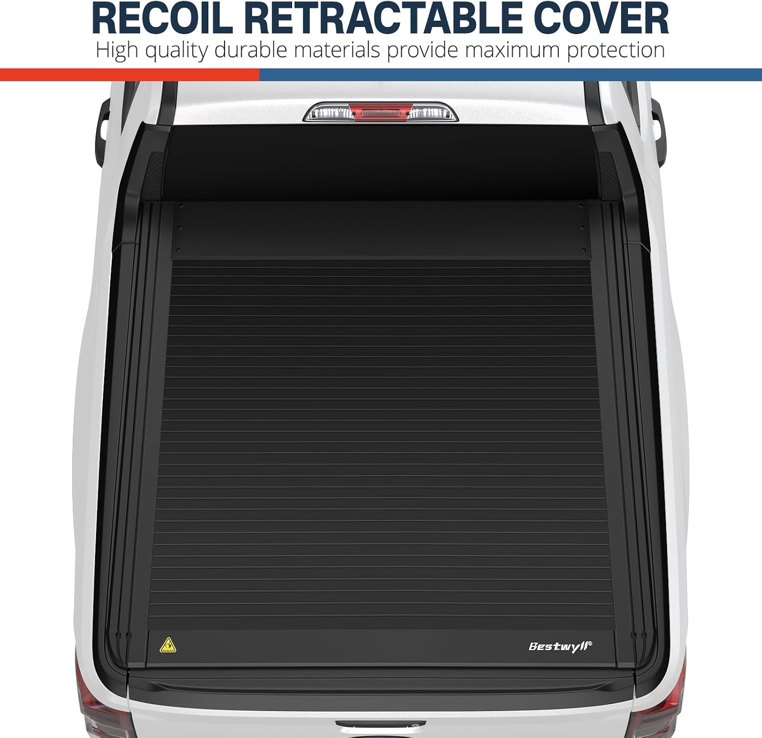 Bestwyll Retractable Hard Tonneau Cover Fits 2022-2025 Ford Maverick 4.6 Ft Truck Bed (54.4") Retractable Hard Truck Bed Cover | BY102 |
