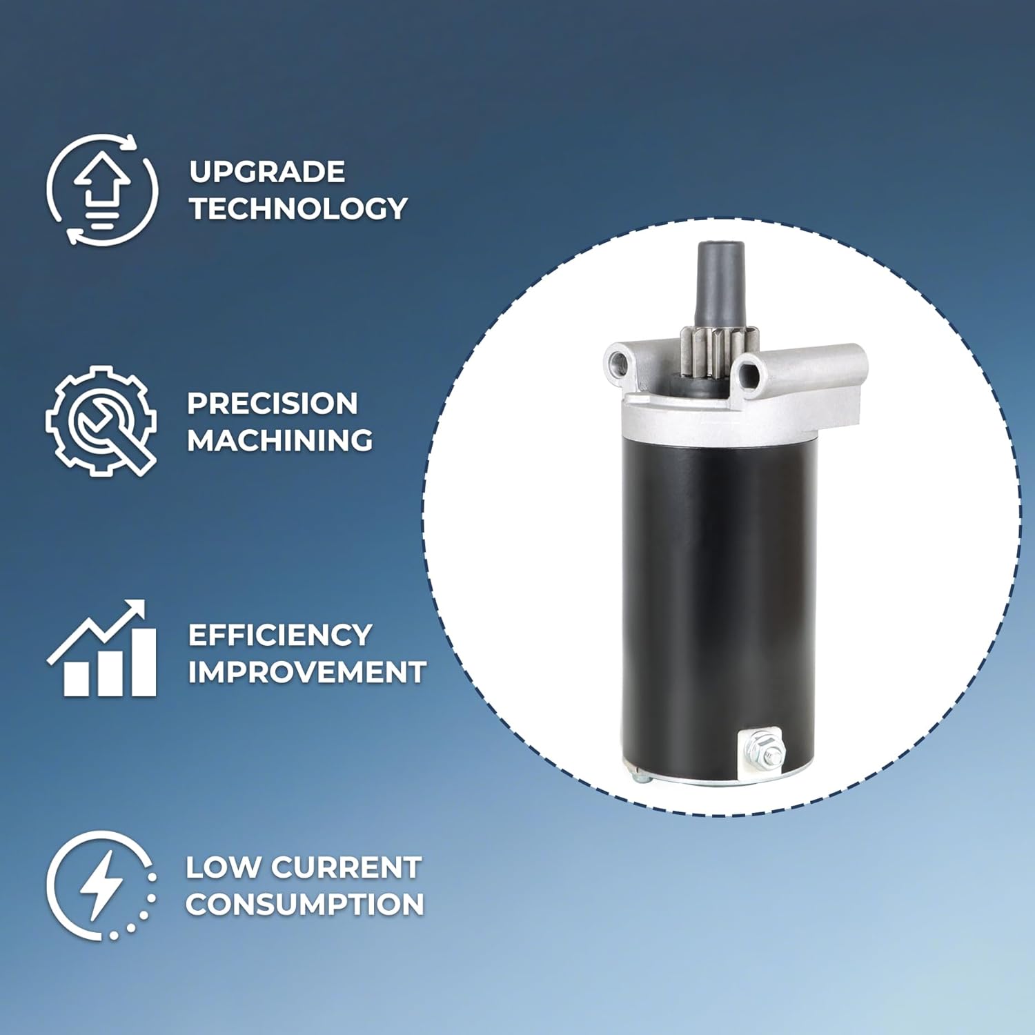 Starter Motor Replacement for Kohler CourageTwin SV710 SV715 SV720 SV725 SV730 SV735 SV740 SV810 SV820 SV830 20HP 23HP 25HP 27HP 32-098-01-S 32-098-04-S 32-098-03-S 32-098-08-S