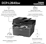 Brother DCP-L2640DW Multifunction Monochrome Laser Printer for Business with 700 Prints in Box