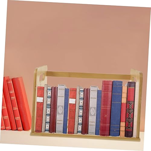 Miniatura 10 de Estante de almacenamiento de registros, estante para libros, estantería multifunción, estantería de escritorio, organizador de escritorio, estante