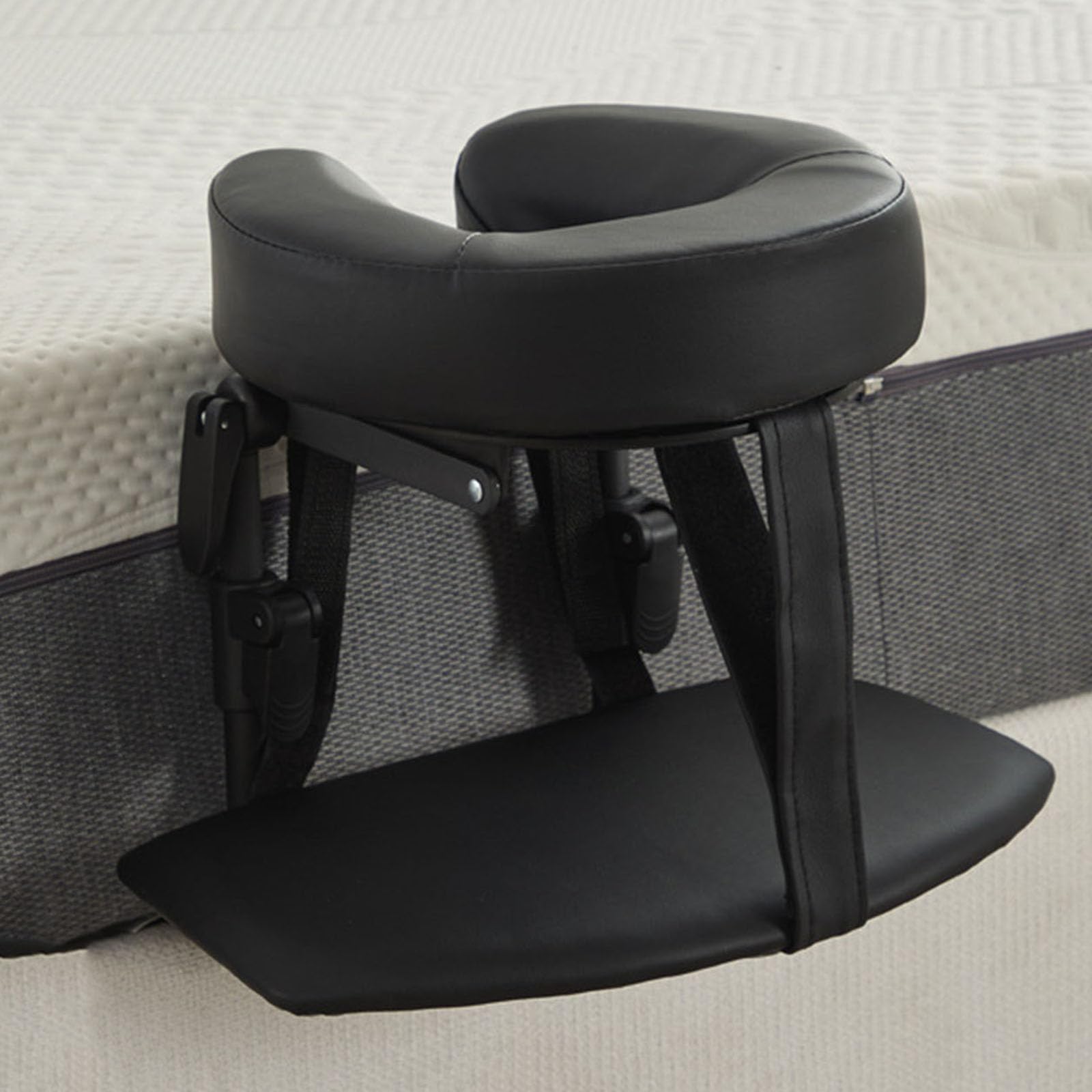 Ergonomischer Massage-Kopfstützenrahmen, 180 Grad faltbar, für den Heimgebrauch, verstellbarer faltbarer Kopf mit Memory-Schaum-Tragetasche für Bettmassage